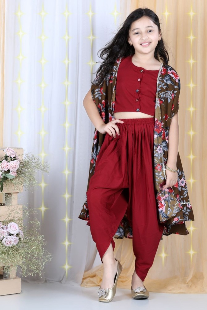 Buy DRESSIX Women's & Girl's Kurta with Dhoti Pant | Ethnic Dress | Trendy  Dress for Women | Casual Kurta Dhoti Pant for Women & Girl�s (Size 2XL,  Color_Grey) at Amazon.in