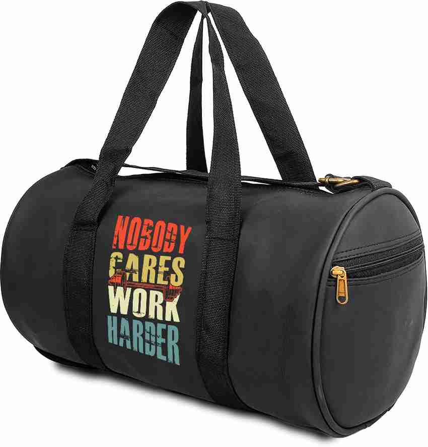 All Your Design Printed Duffle Shoulder Sports GYM Bags for Fitness Unisex Men Women 024 Gym Duffel Bag BLACK Price in India Flipkart