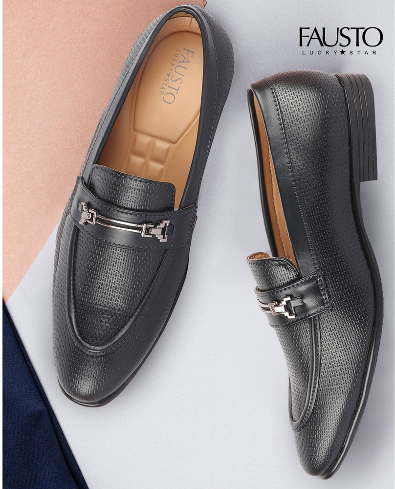 FAUSTO Comfort Formal Shoes Slip On For Men Buy FAUSTO Comfort