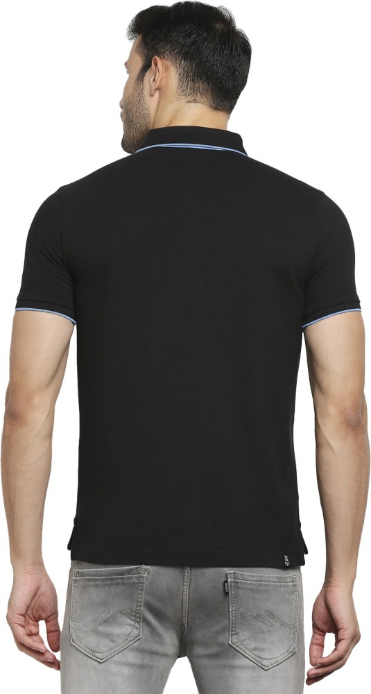 BEING HUMAN Solid Men Polo Neck Black T Shirt Buy BEING HUMAN Solid Men Polo Neck Black T Shirt Online at Best Prices in India Flipkart