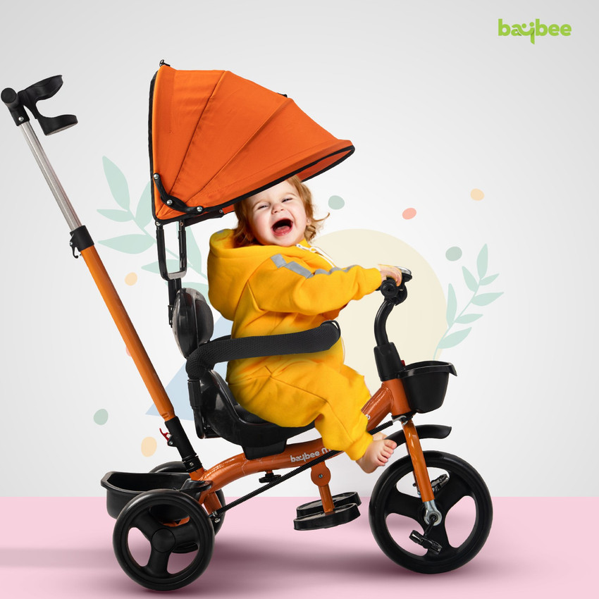 baybee Diablo 4 in 1 Baby Tricycle for Kids Cycle Trikes with UV
