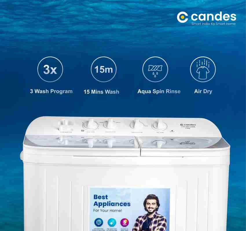 candes semi automatic washing machine