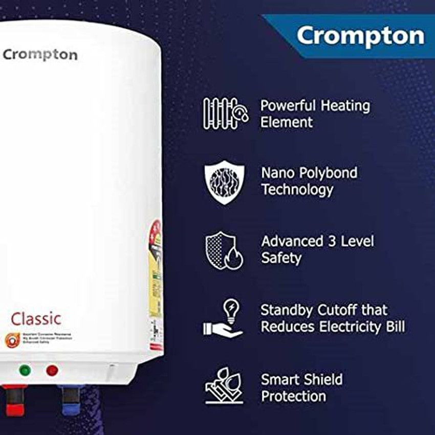 Crompton Classic Geyser Crompton Classic Geyser 58% OFF Crompton Classic Geyser Crompton Classic Geyser 58% OFF