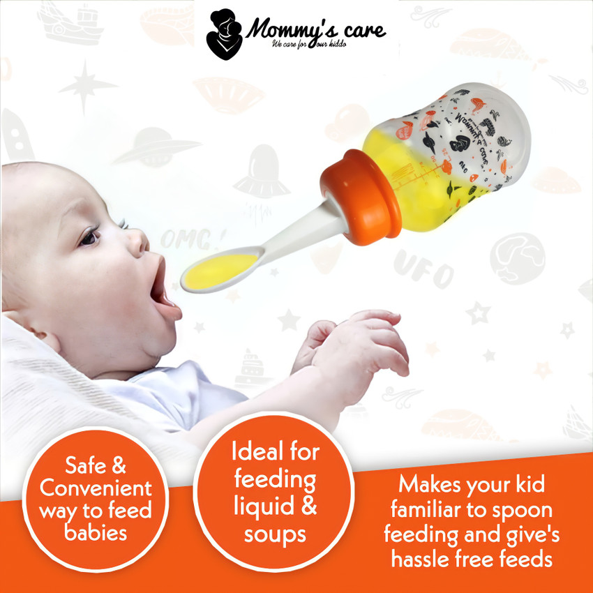 Baby top spoon feeding