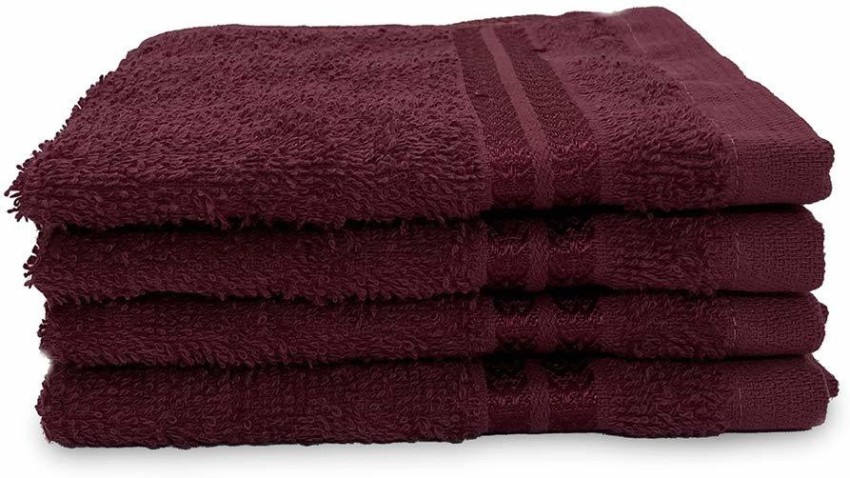 Plain Cotton Welspun Splendor Set Of 3 Face Towels, For Hotel