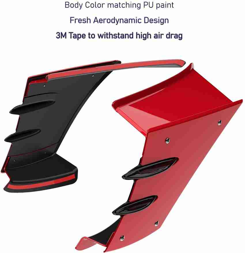Saiga Parts Spoiler for Yamaha R15 V3 Red Bike Fairing Kit Price