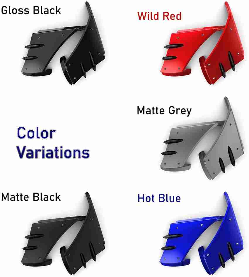 Saiga Parts Spoiler for Yamaha R15 V3 Matte Black Bike Fairing Kit