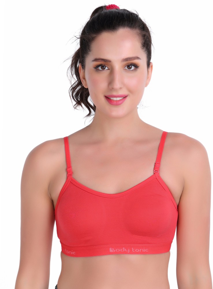 Buy Body Tonic Assorted Colour Solid Non Padded Ladies Bra Pack Of 6 -  Choose Size Online at desertcartINDIA