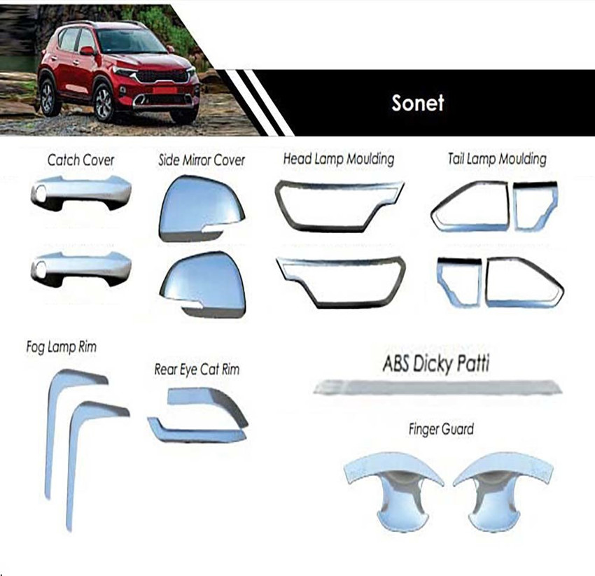 Kia sonet sale accessories platinum kit