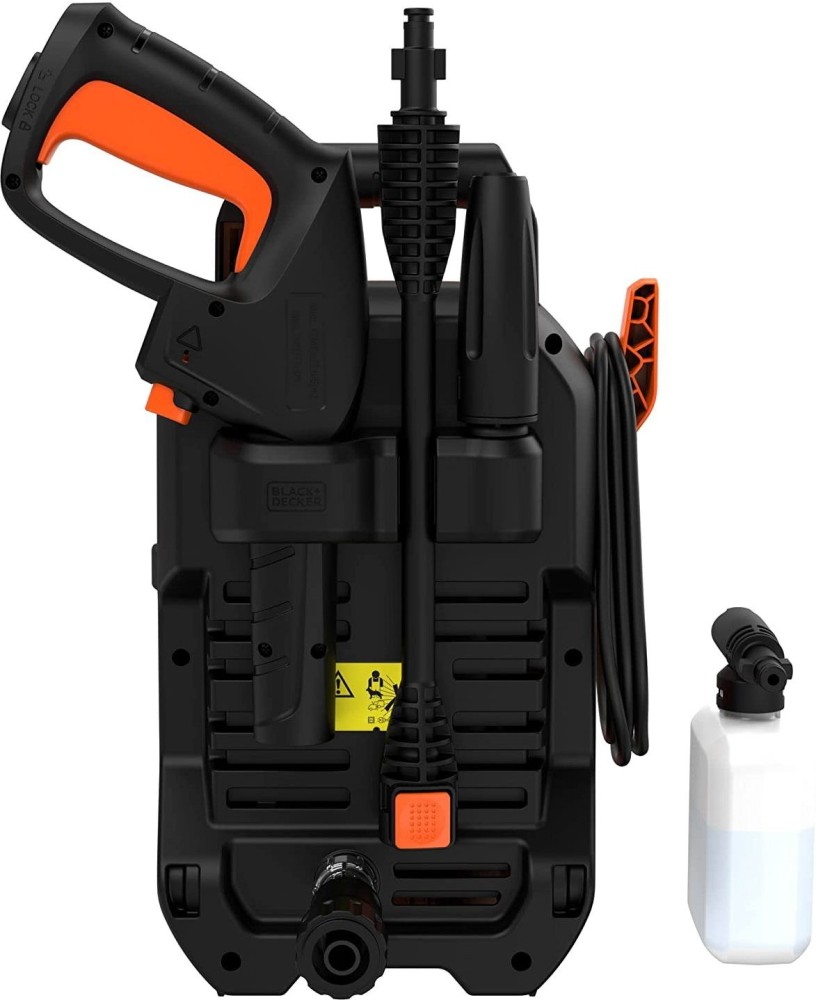 Buy Black+Decker BEPW1750-IN 1500W 120 bar Plastic Black & Orange Car  Pressure Washer Online At Best Price On Moglix