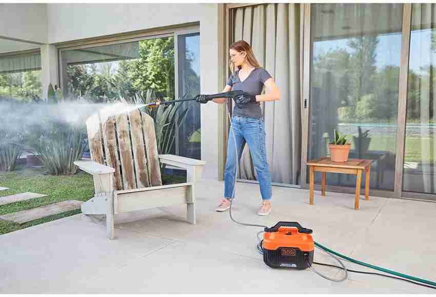 Buy Black+Decker BEPW1750-IN 1500W 120 bar Plastic Black & Orange Car  Pressure Washer Online At Best Price On Moglix