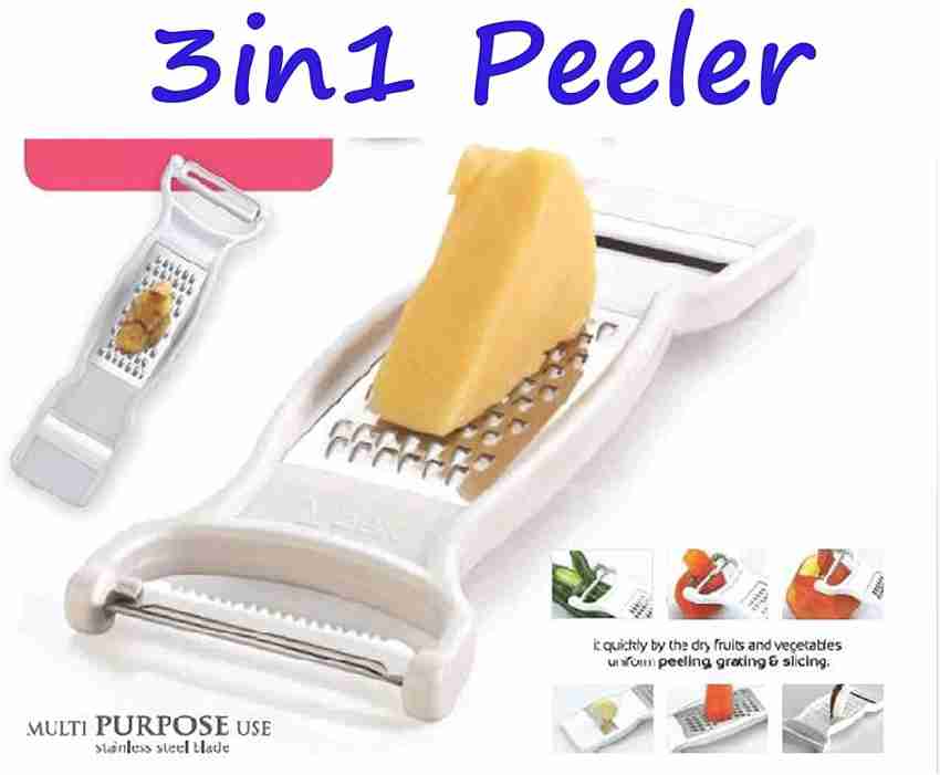 3-in-1 Multi-function Peeling Knife Fruit Grater Scraper Kitchen Tools