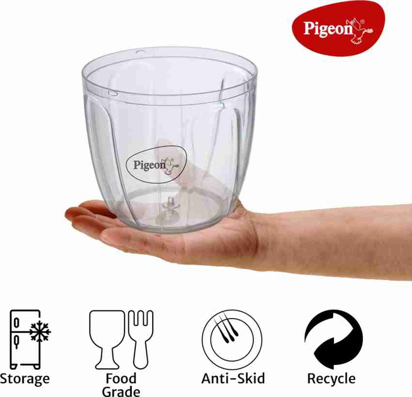 Buy Pigeon Handy Chopper Pro XL with 5 Stainless Steel Blades and 1 Plastic  Whisker (900 ML) Online at Best Prices in India - JioMart.