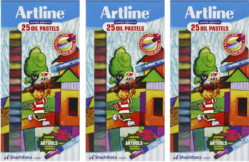 Camlin Oil Pastels 25s Paper Pack 