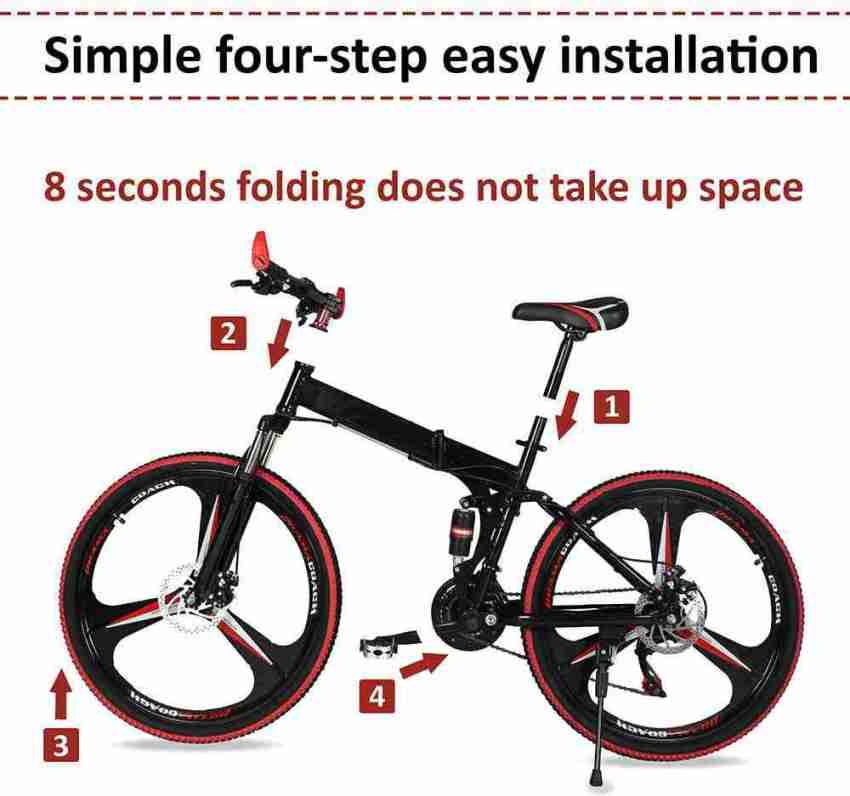 Folding bike average discount speed