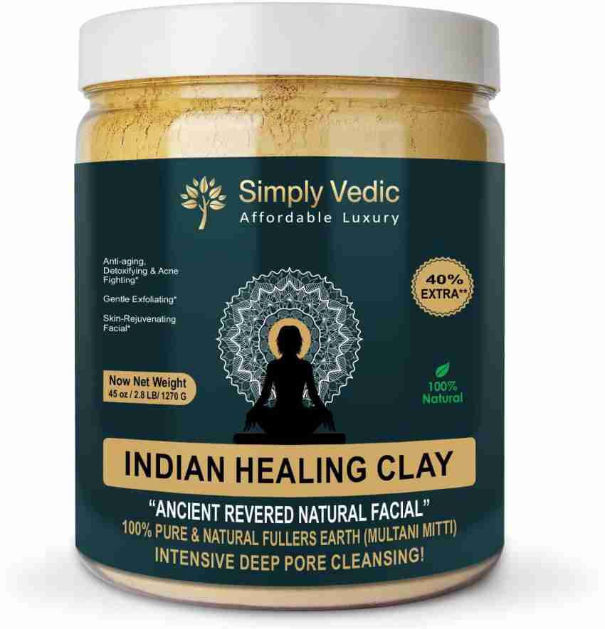 Buy MINATURE Pure Indian Healing Clay Powder- Bentonite Clay, Multani  Mitti