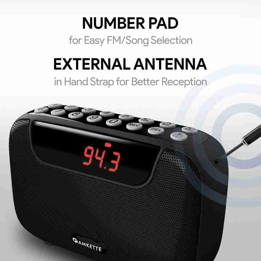 Amkette pocket portable multimedia speaker clearance