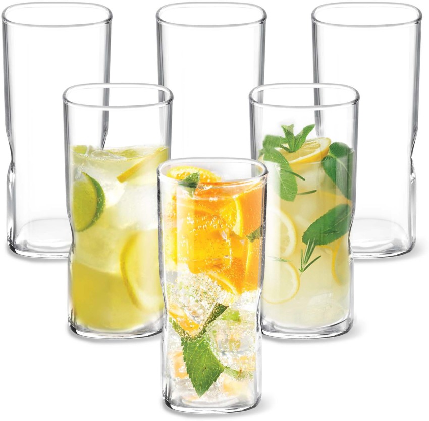 TREO (Pack of 6) Milton Gripper Tall Glass Set of 6 280 ml Glass Set  Water/Juice Glass Price in India - Buy TREO (Pack of 6) Milton Gripper Tall  Glass Set of