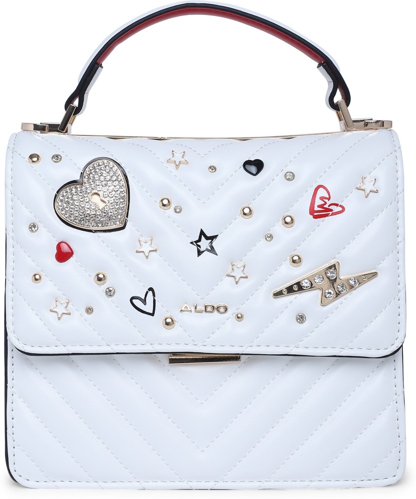 Buy ALDO Women White Handbag White Online @ Best Price in India