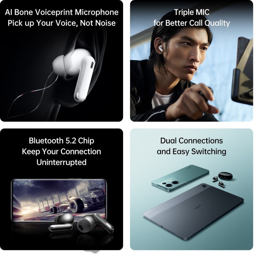 Auriculares Oppo Enco X2 inalámbricos Bluetooth 5.2 negros · Oppo · El  Corte Inglés