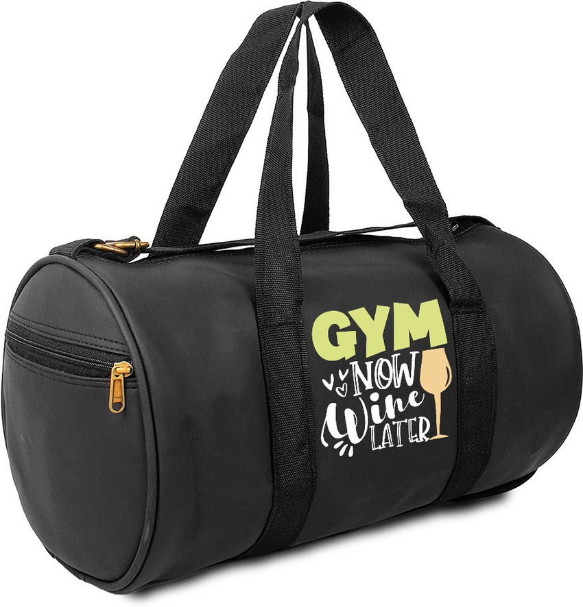 All Your Design Printed Duffle Shoulder Sports GYM Bags for Fitness Unisex Men Women 033 Gym Duffel Bag BLACK Price in India Flipkart