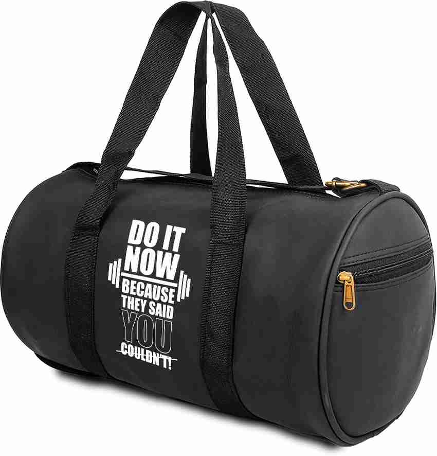 DECOR Production Expandable Printed Duffel Shoulder Sports GYM Bags for Fitness Unisex Men Women 034 Gym Duffel Bag BLACK Price in India Flipkart