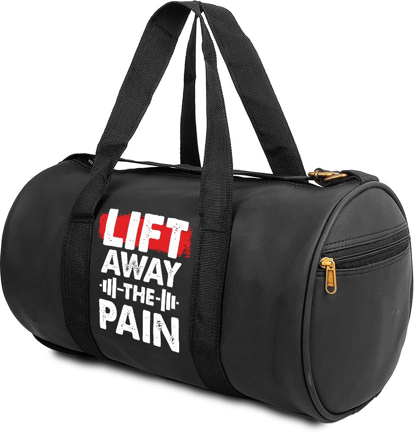 AY FASHION Expandable Printed Duffle Shoulder Sports GYM Bags for Fitness Unisex Men Women 0101 Gym Duffel Bag BLACK Price in India Flipkart