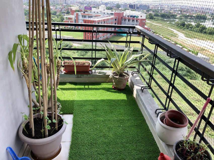 Balcony grass carpet discount