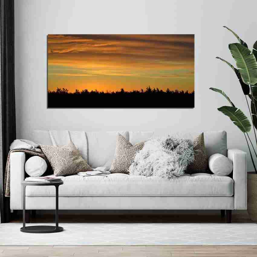 Acrylic Paintings for Living Room, Landscape Canvas Paintings, Sunrise –  Paintingforhome