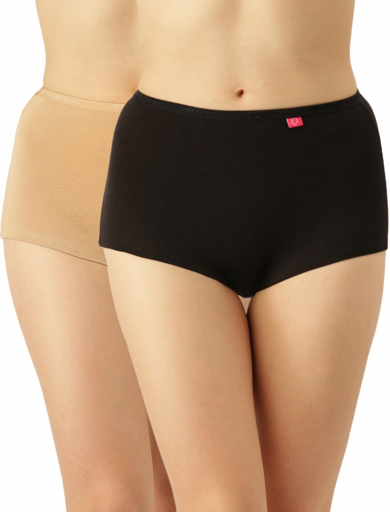 Buy Lyra Women's Cotton Assorted Boyleg Panty Pack Of 8 Online at