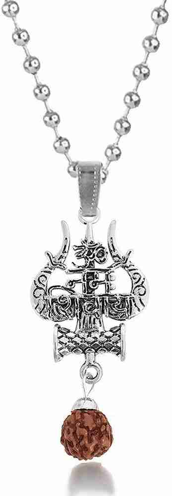 Stylewell Om Namah Shivay Shiva Silver Trishul Mahadev Mahakal Locket Pendant Necklace Stainless Steel Pendant Price in India Buy Stylewell Om Namah Shivay Shiva Silver Trishul Mahadev Mahakal Locket ...