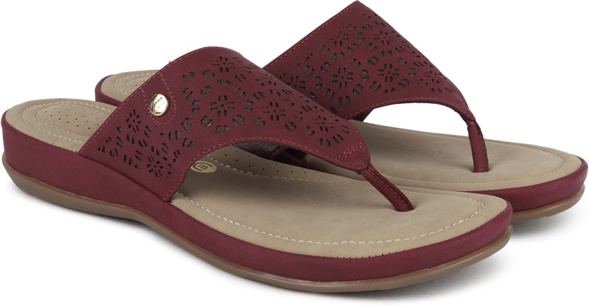 Burgundy 2025 color sandals