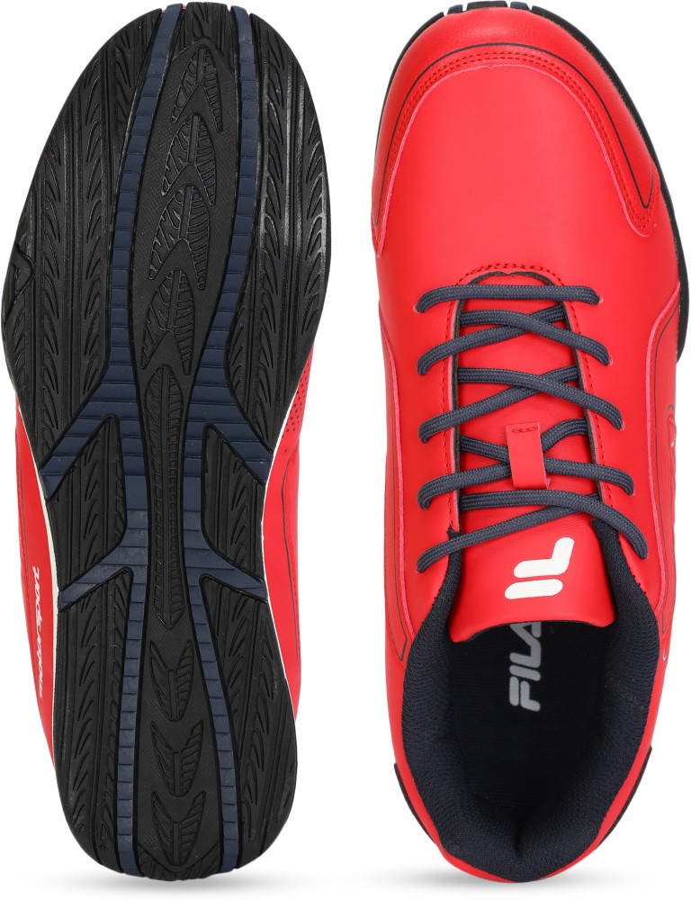 Fila shoes sales red colour