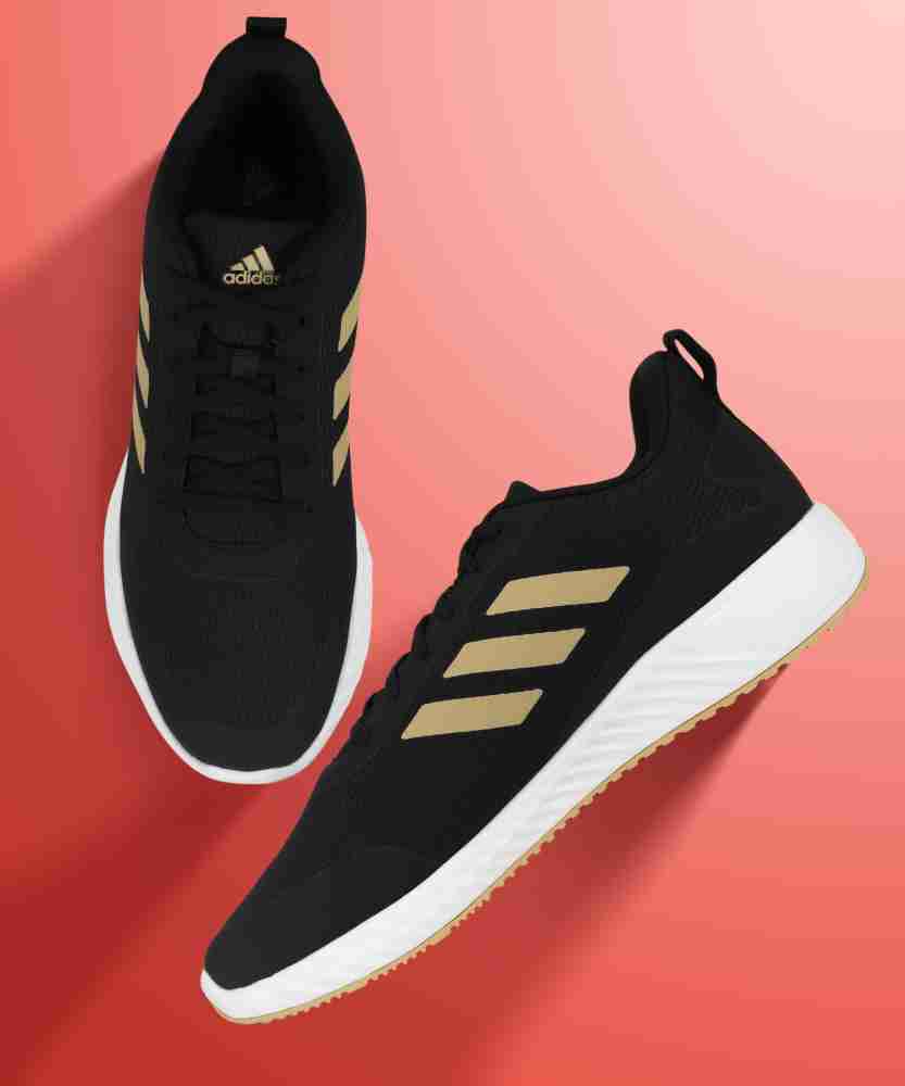 Black and gold adidas running outlet shoes