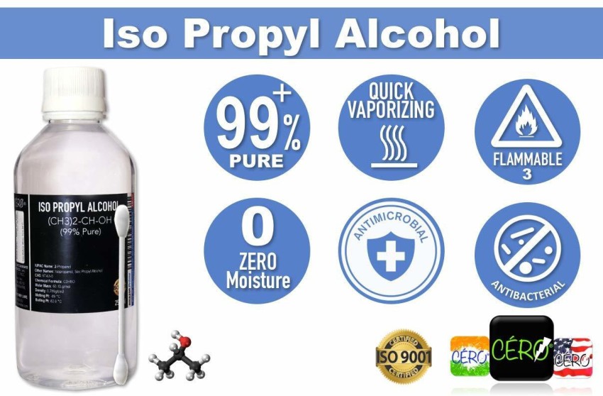99% Isopropyl Alcohol (IPA) 5L, Enterprise Solvents