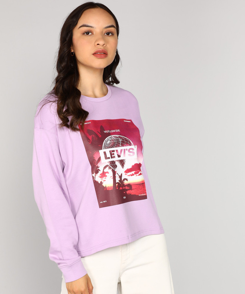 Pink levi sweatshirt top
