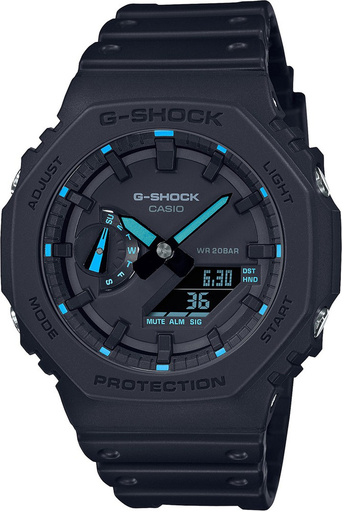 CASIO GA-2100-1A2DR G-Shock Carbon Core Guard Analog-Digital Watch 