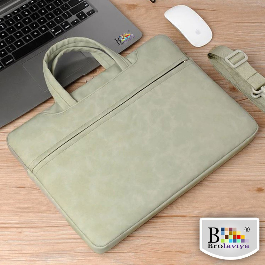 Flipkart BROLAVIYA 14 Inch Laptop Sleeve Bag For Macbook Air MacBook Pro Surface Laptop Green Waterproof Laptop Sleeve Cover Laptop Sleeve Cover