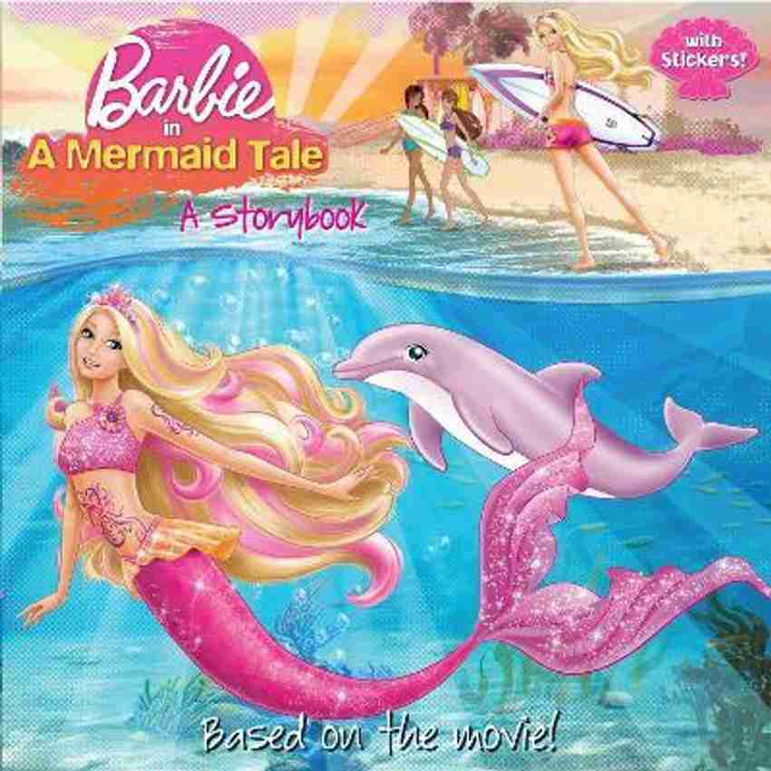 Barbie in a store mermaid tale in english