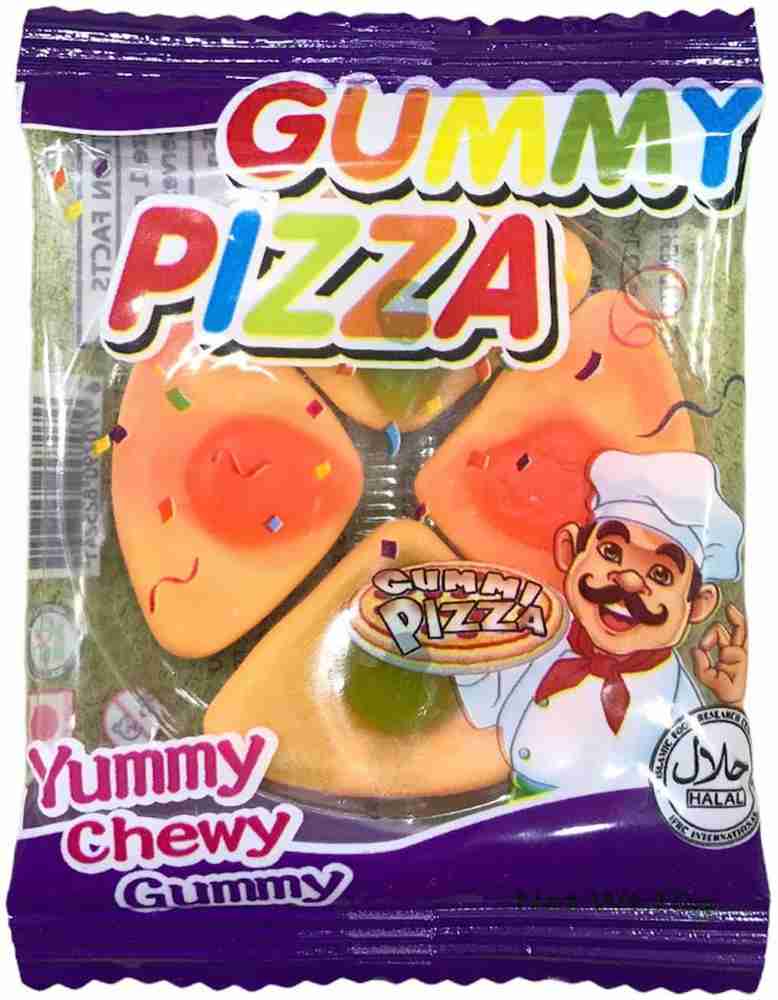 Campfire Gummy Pizza 60 pcs Packet IMPORTED FROM USA Mixed Fruit