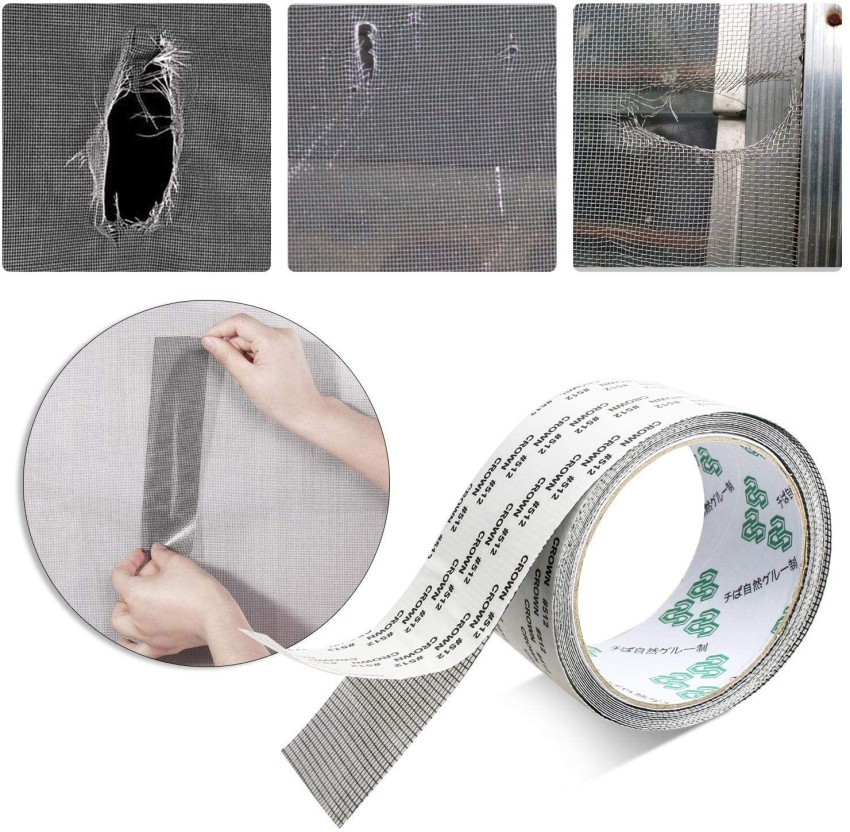 Anti-insect Fly Door Window Mosquito Screen Net Repair Tape Patch Adhesive  Door Window Screen Repair Tape Screen Repair Sticker