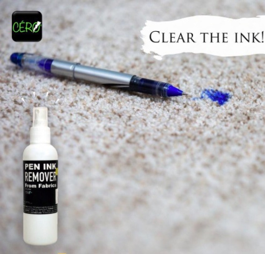CERO PEN INK Marks REMOVER Spray (200ml) Fabric Whitener Price in India -  Buy CERO PEN INK Marks REMOVER Spray (200ml) Fabric Whitener online at
