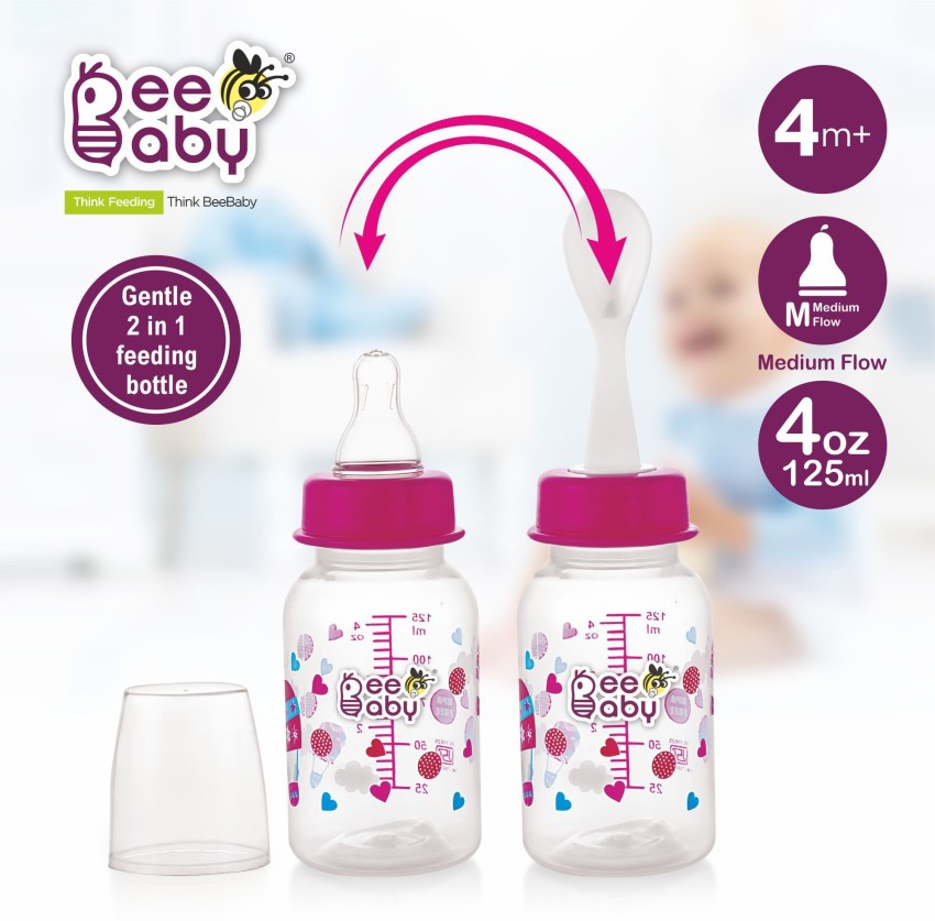 Plastic feeding hot sale bottle