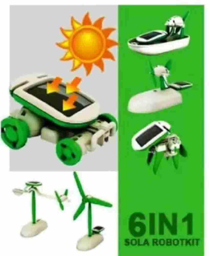 Solar science robot 2025 kit 6 in 1