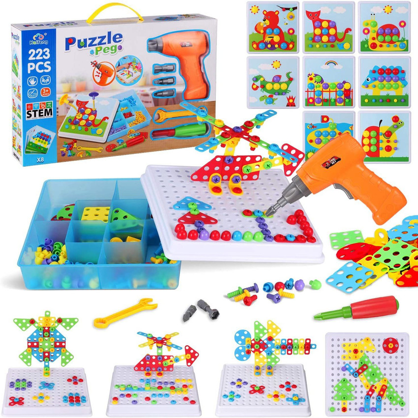 Kids toy drill top