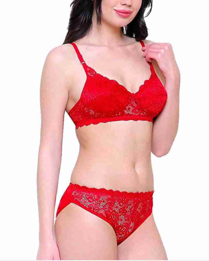 Buy LIMEWIDE Women Sexy Lingerie Set, Lace Push Up Underwired