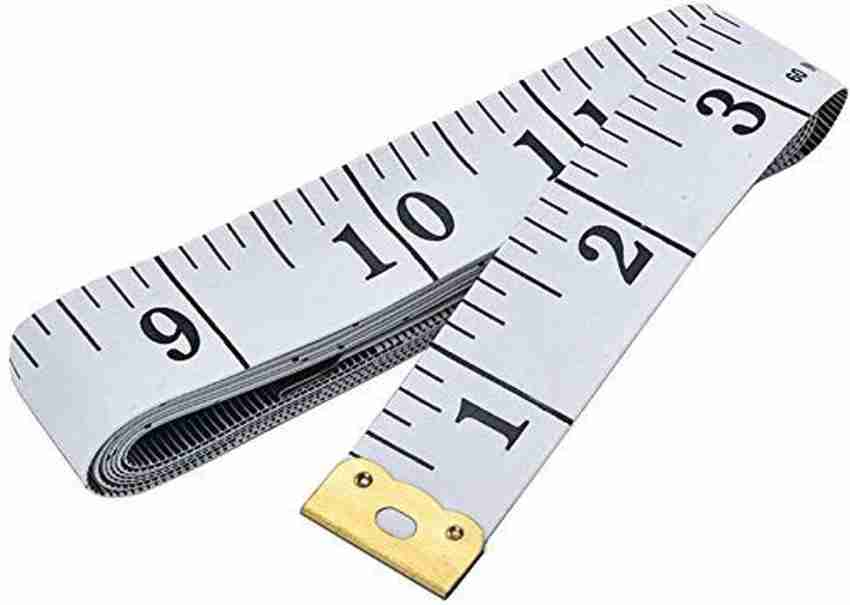Tailor Seamstress Clothes Body Ruler Tape Measure Sewing Yellow Soft  120''/3M