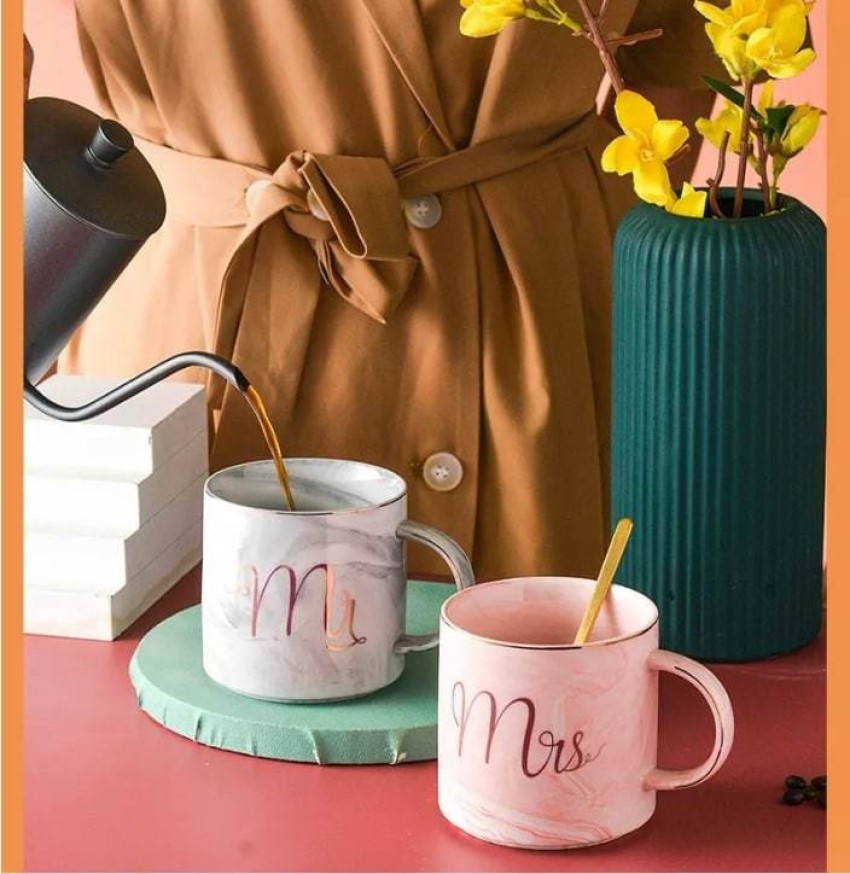 LIBRA Best Gifts For Couples, Friend Wedding Gift, Gift For Husband & Wife  Mr & Mrs Ceramic Coffee Mug Price in India - Buy LIBRA Best Gifts For  Couples, Friend Wedding Gift,