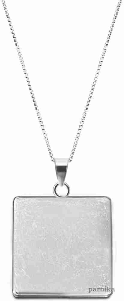 Silver square deals locket