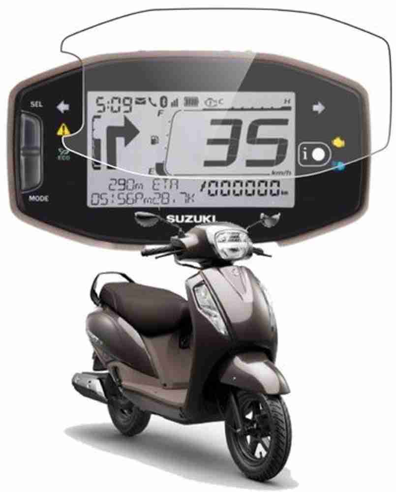Shell Guard Tempered Glass Guard for Suzuki Access 125 Speedometer